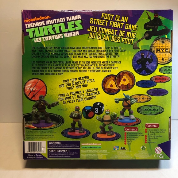 Teenage Mutant Ninja Turtles Foot Clan Street Fight Game 2014 French instruction - Picture 7 of 16